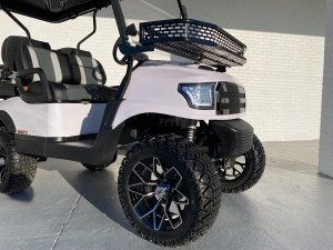 White Renegade Scout Lithium Golf Cart 04